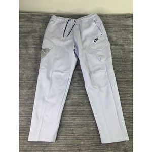 Nike Sportswear Tech Fleece Utility Jogger Mens Sz XL Football Grey/White